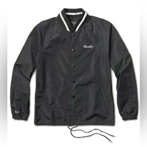 Primitive CAMDEN JACKET Black White Embroidered Green Lining Men's Bomber Jacket